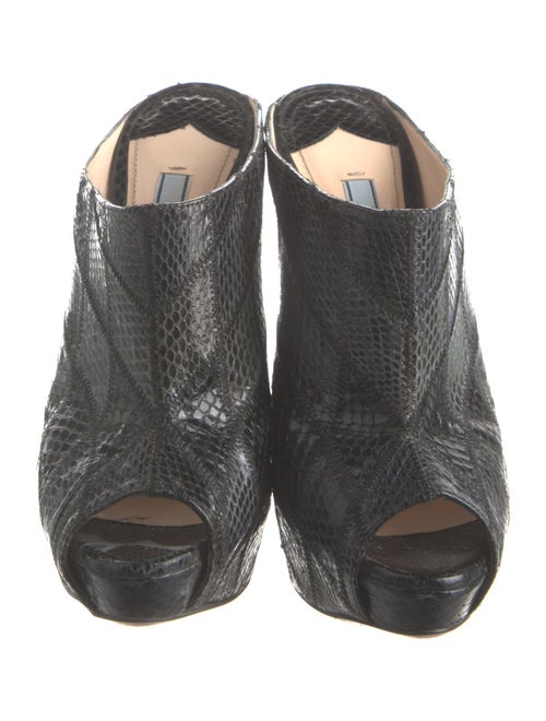 Prada Snakeskin Slides