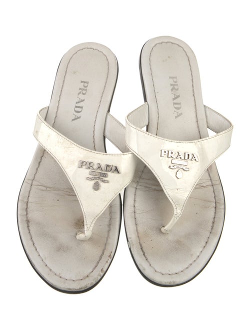 Prada Leather Slides