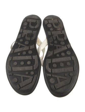 Prada Leather Slides