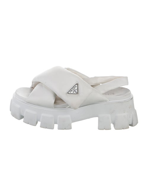 Prada Leather Slingback Sandals