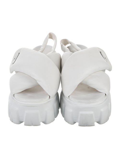 Prada Leather Slingback Sandals