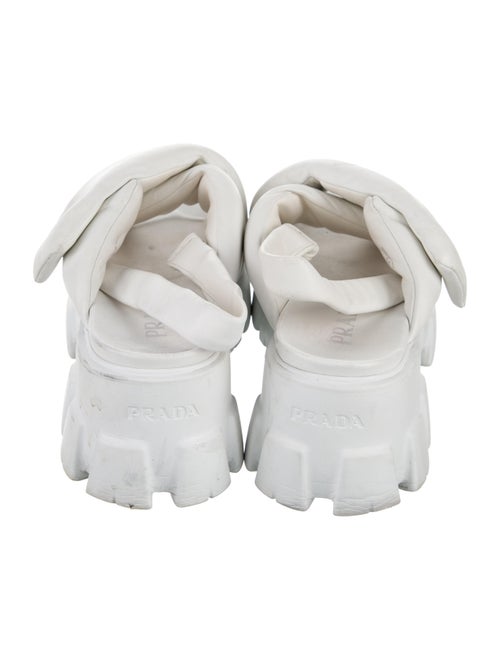 Prada Leather Slingback Sandals