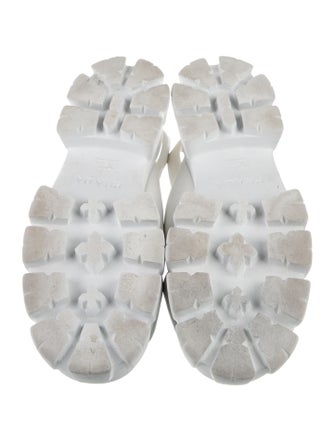 Prada Leather Slingback Sandals