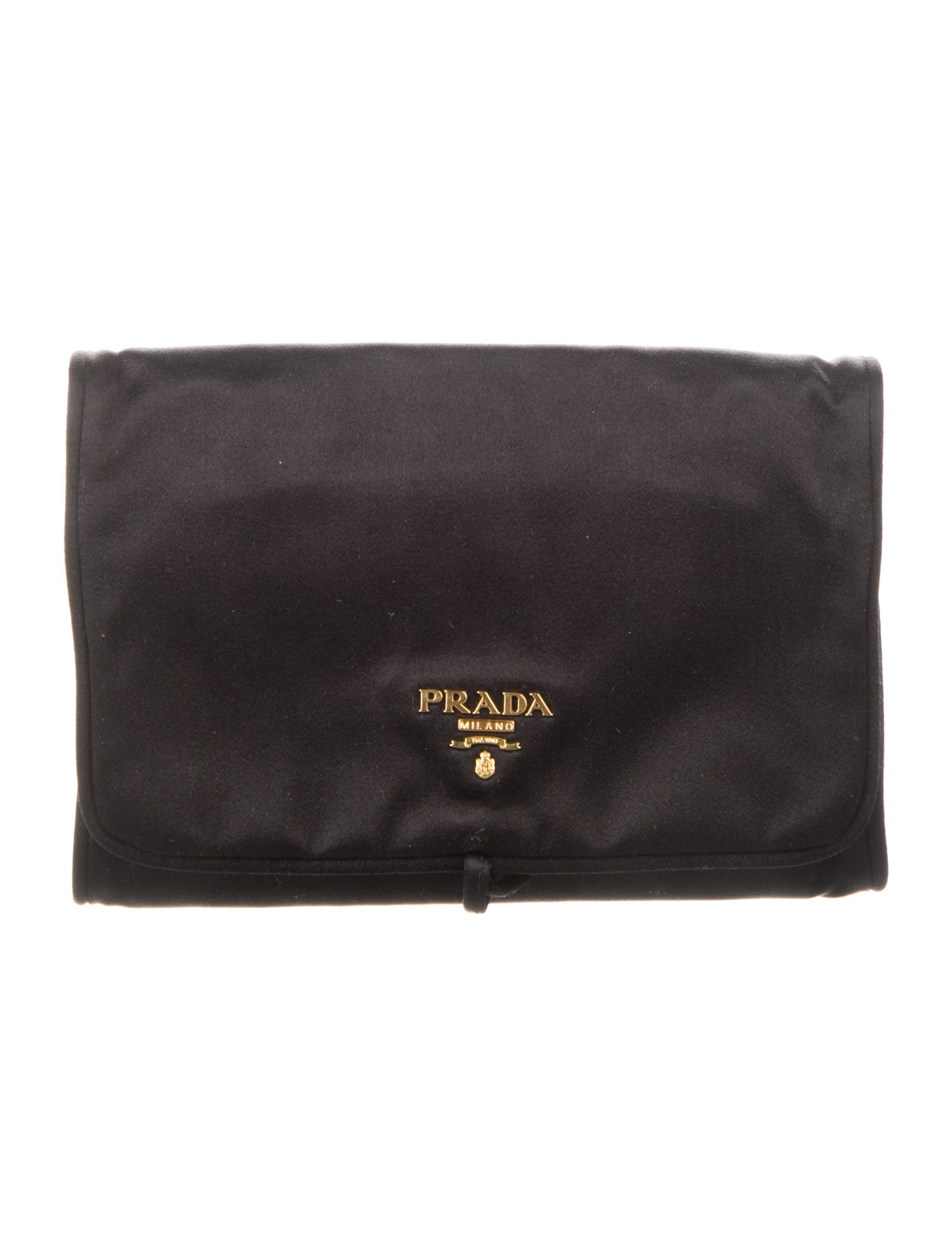 Prada Satin Jewelry Roll Pouch