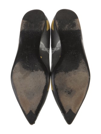 Prada Leather Printed Flats