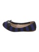 Prada Canvas Printed Ballet Flats