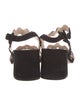 Prada Suede Colorblock Pattern Sandals