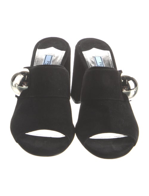 Prada Suede Slides