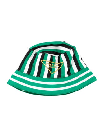 Prada Nylon Beach Triple Colored Bucket Hat