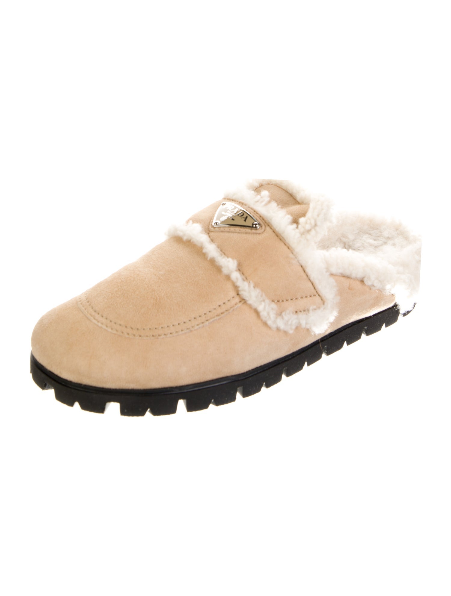 Prada Suede Mules w/ Tags