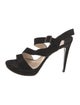 Prada Suede Slingback Sandals