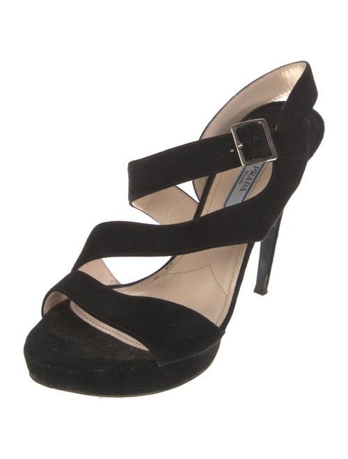 Prada Suede Slingback Sandals
