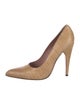 Prada Embossed Leather Pumps