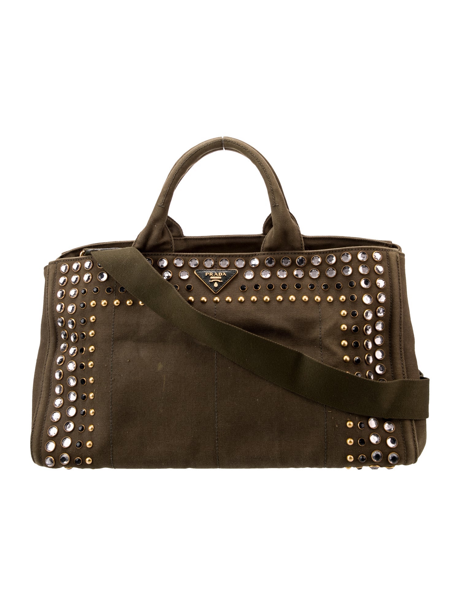 Prada Canvas Weekender Bag