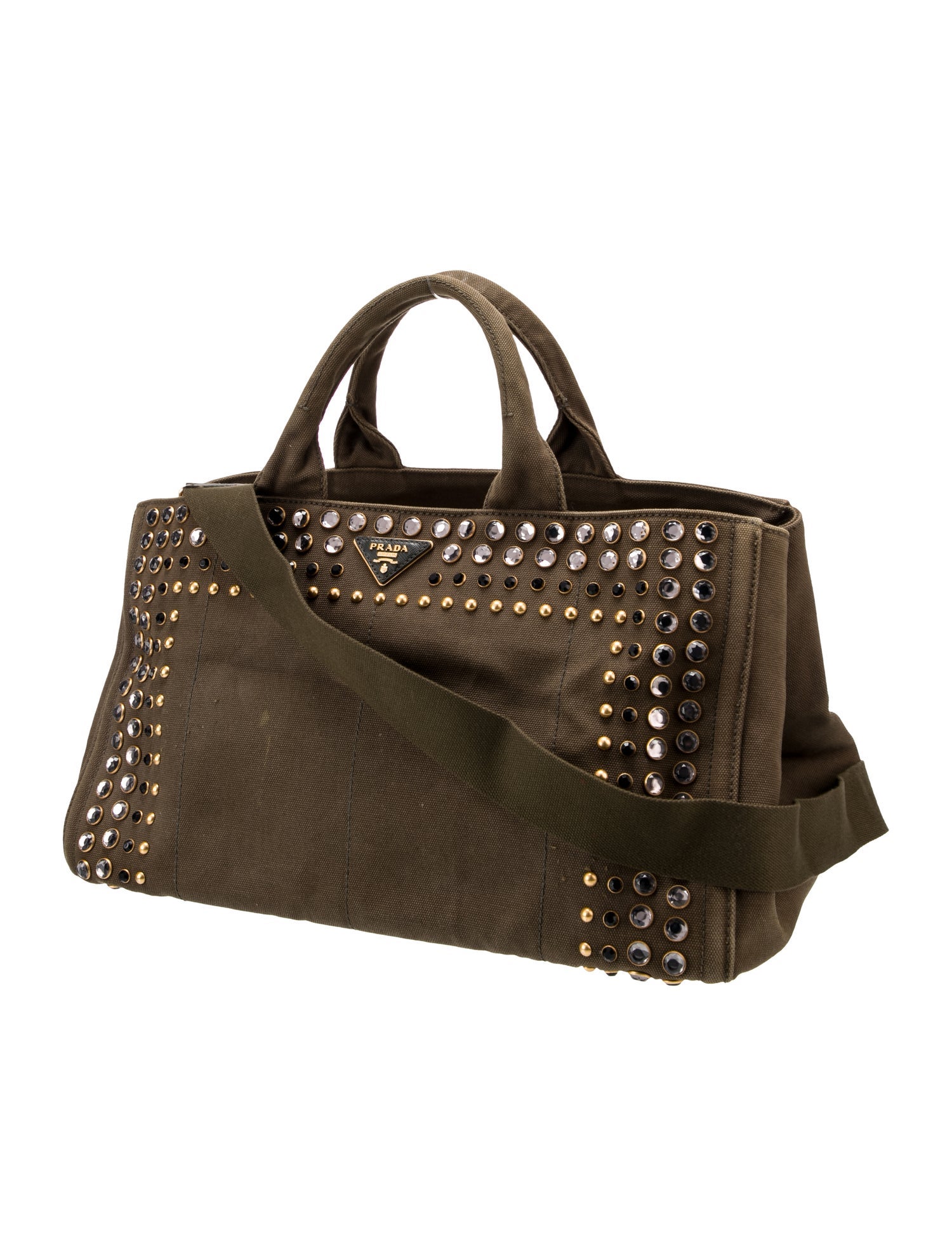 Prada Canvas Weekender Bag