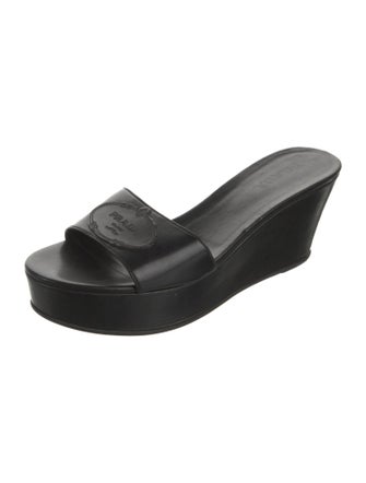 Prada Patent Leather Slides
