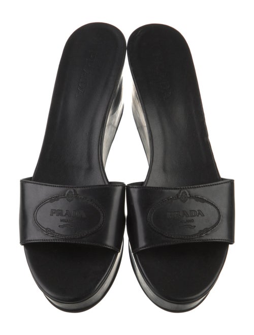 Prada Patent Leather Slides