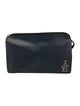 Prada Enameled Metal Triangle Porter