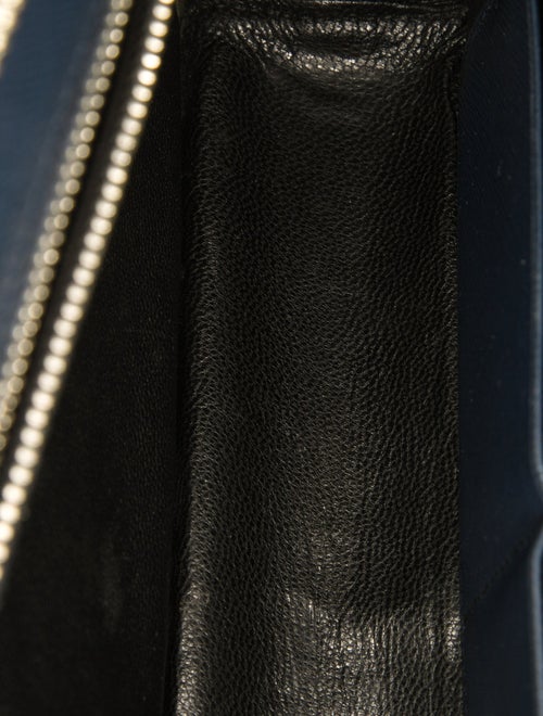 Prada Enameled Metal Triangle Porter