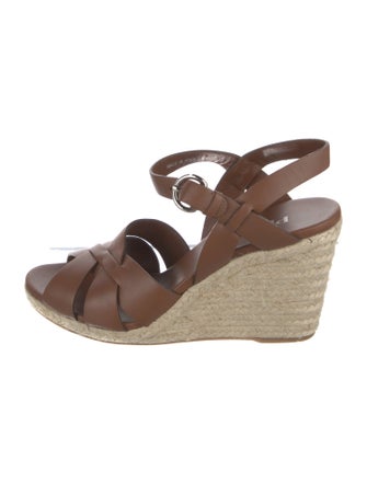 Prada Leather Espadrilles