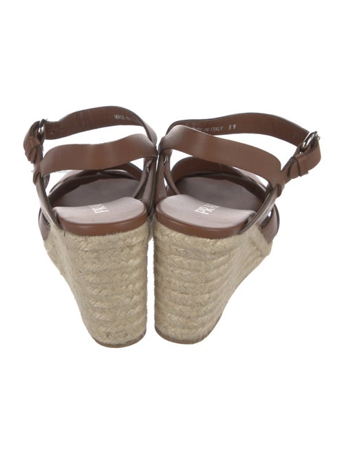 Prada Leather Espadrilles