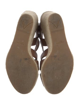 Prada Leather Espadrilles