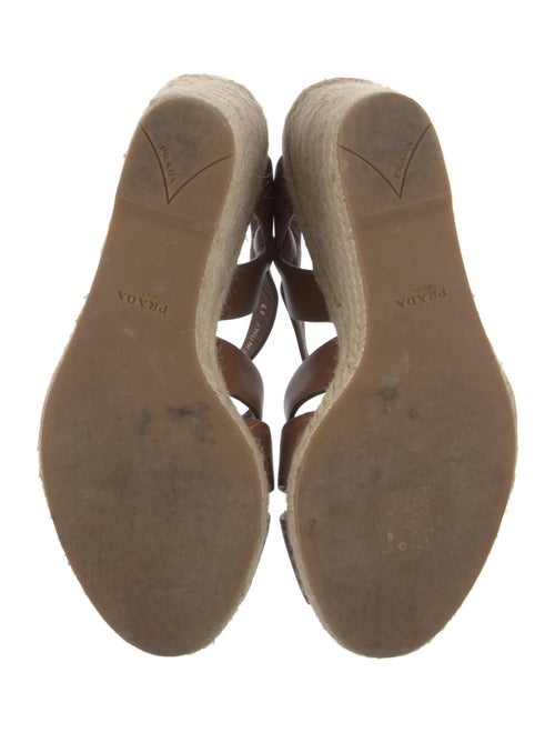 Prada Leather Espadrilles