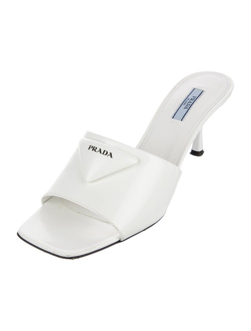 Prada Leather Slides