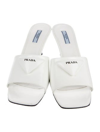 Prada Leather Slides