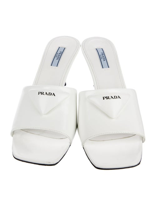 Prada Leather Slides