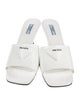 Prada Leather Slides
