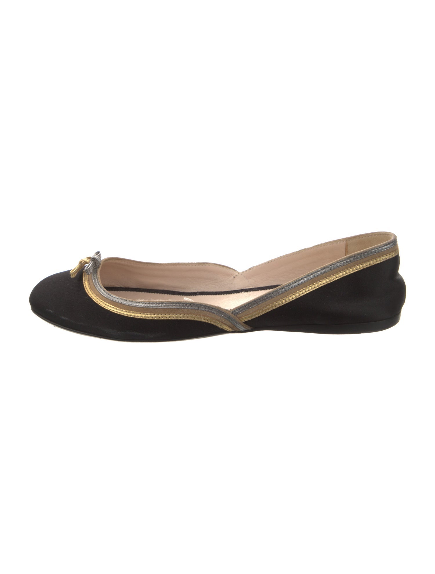 Prada Satin Ballet Flats