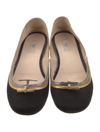 Prada Satin Ballet Flats