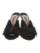 Prada Suede Bow Accents Slides