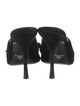 Prada Suede Bow Accents Slides