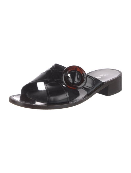 Prada Patent Leather Slides