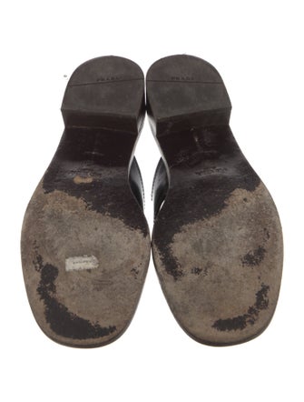 Prada Patent Leather Slides