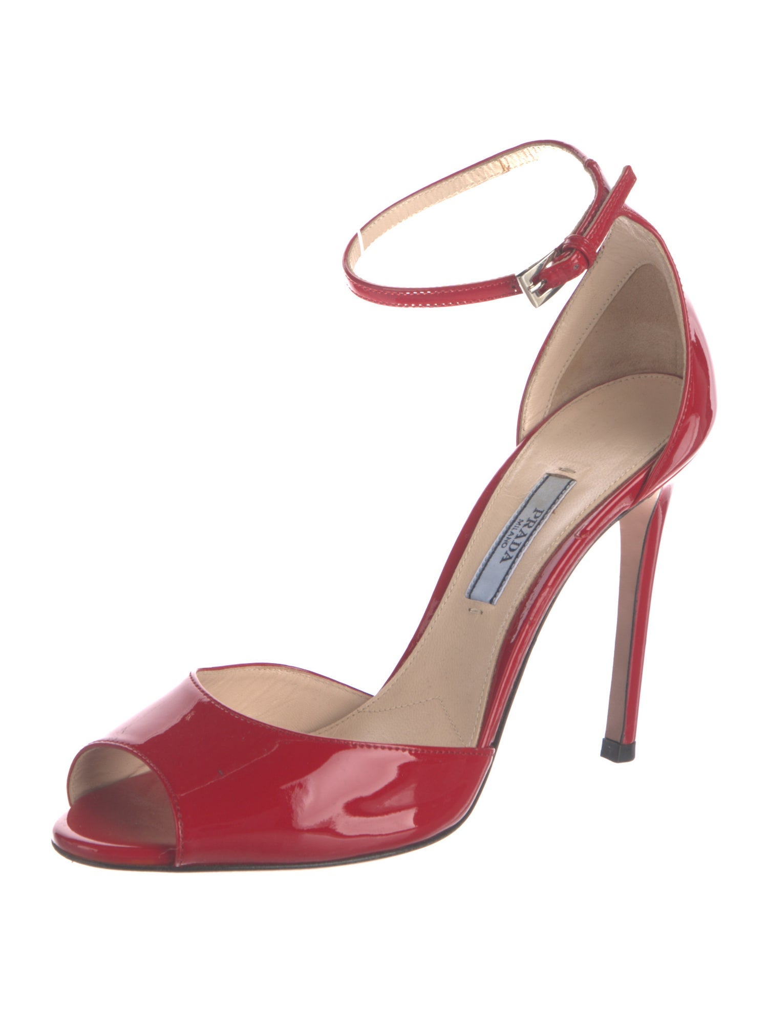 Prada Patent Leather D'Orsay Pumps