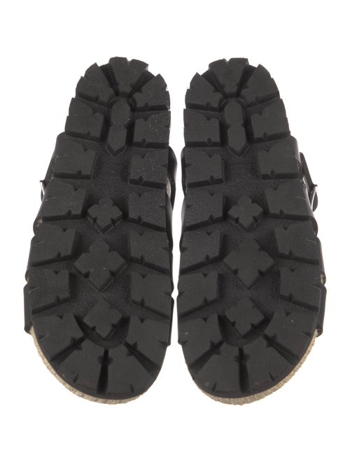 Prada Rubber Slingback Sandals