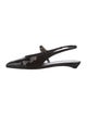 Prada Patent Leather Slingback Flats