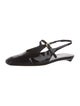 Prada Patent Leather Slingback Flats