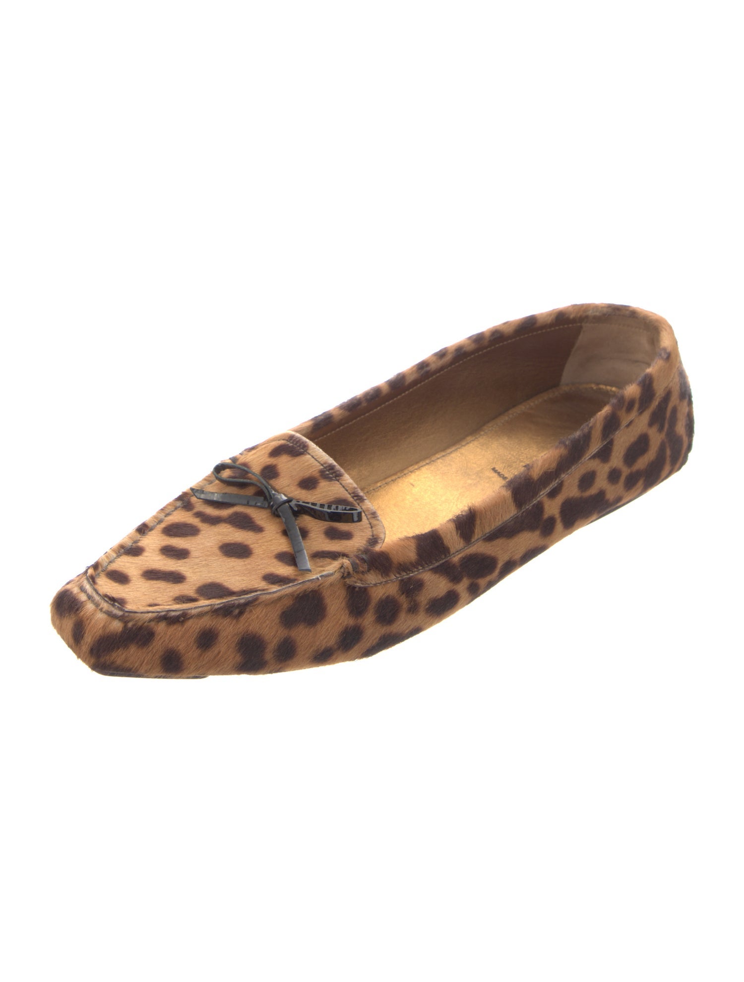 Prada Ponyhair Animal Print Loafers