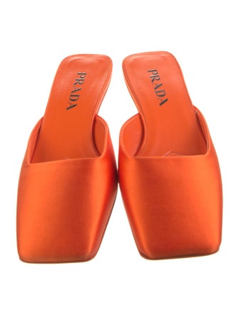 Prada Satin Mules