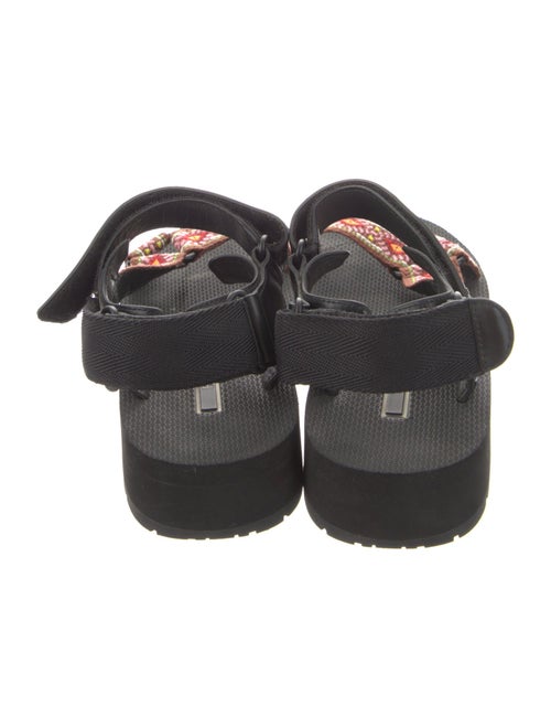 Prada Sport Printed Embroidered Accent Espadrilles