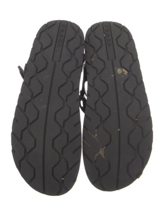 Prada Sport Printed Embroidered Accent Espadrilles