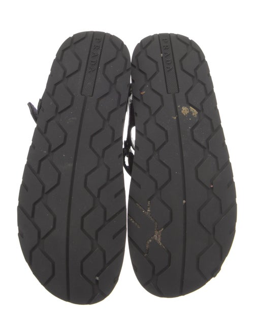 Prada Sport Printed Embroidered Accent Espadrilles