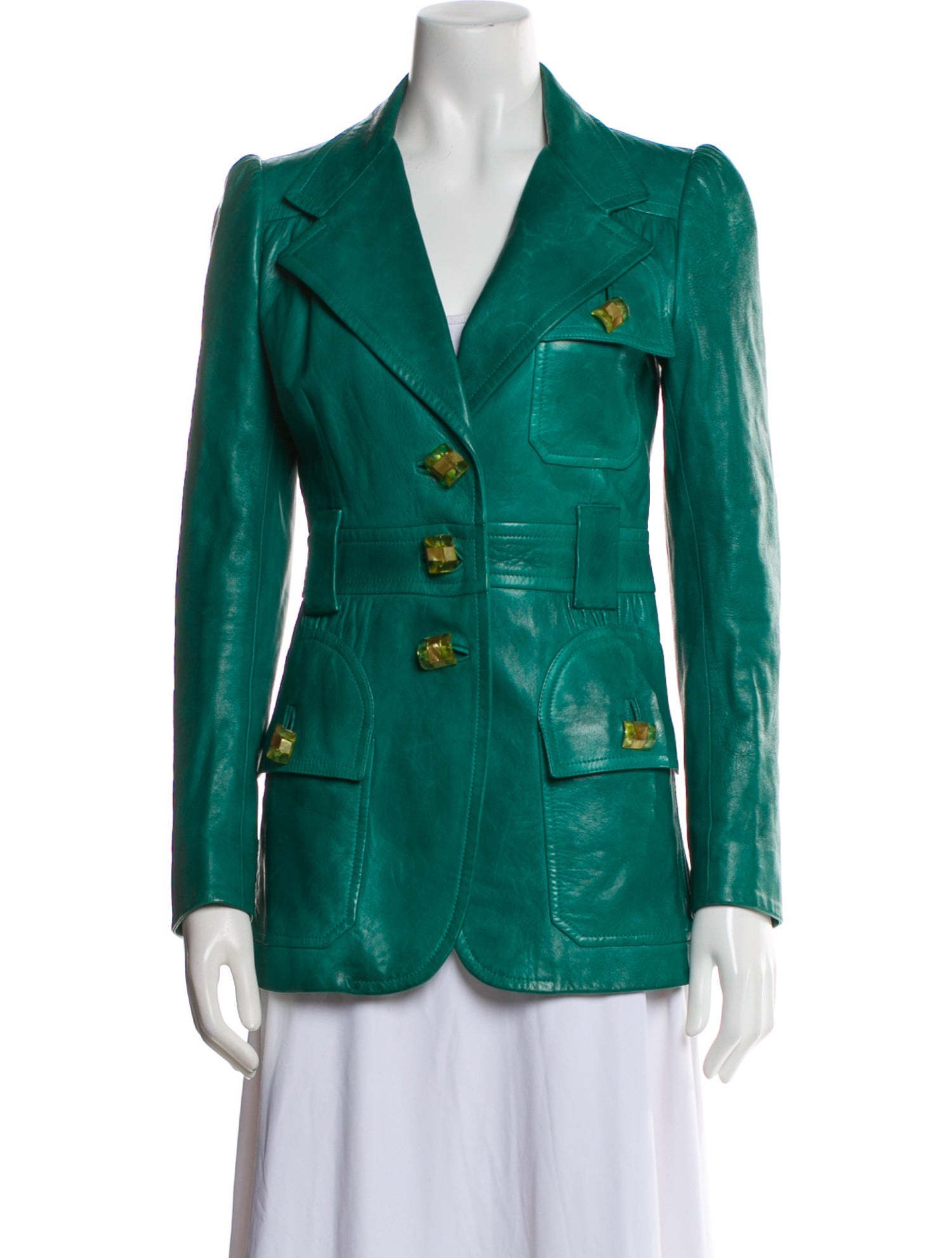 Prada 2020 Leather Blazer