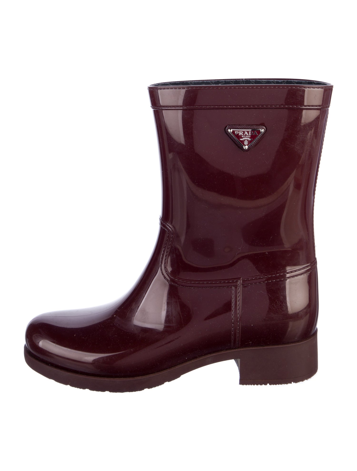 Prada Rubber Rain Boots