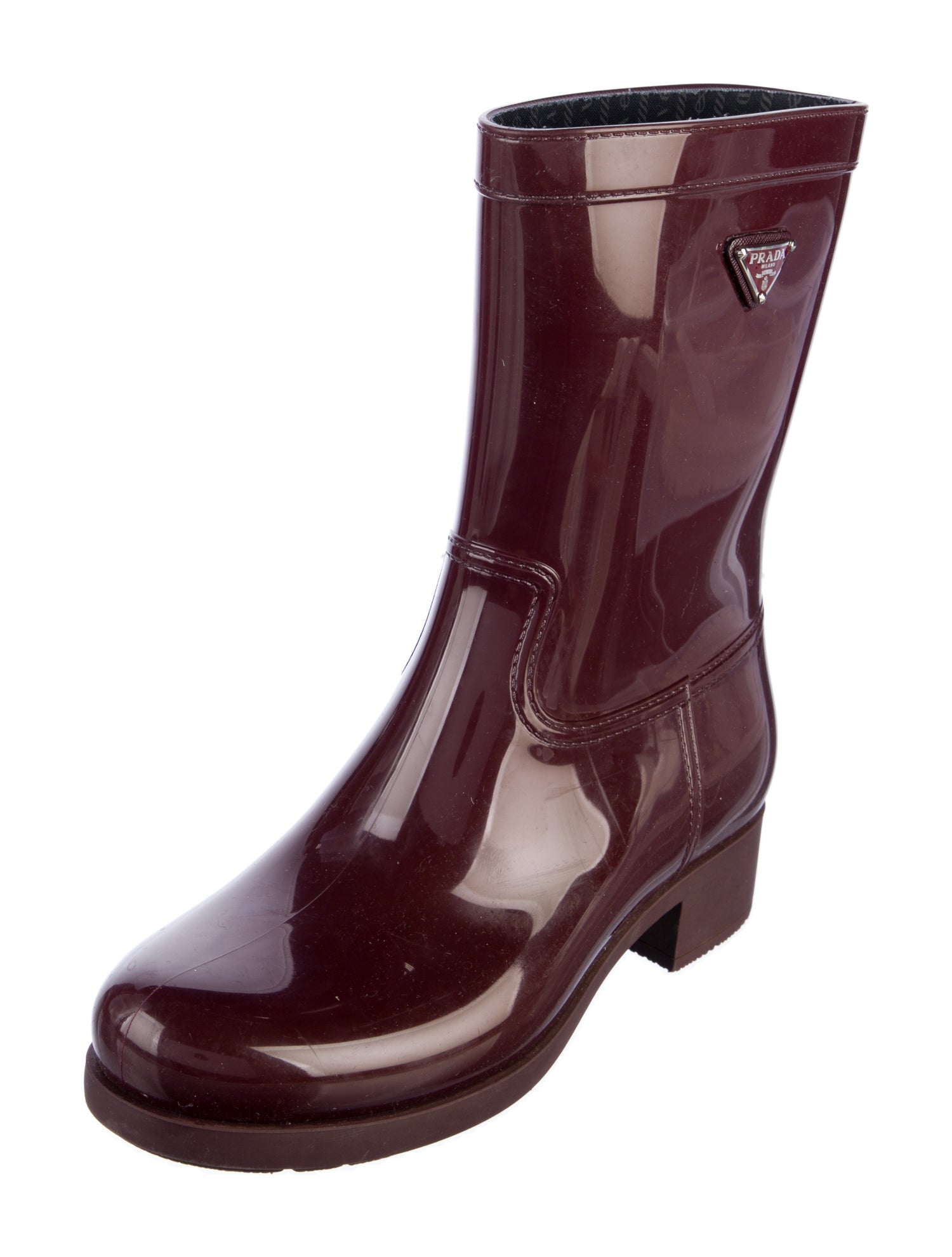 Prada Rubber Rain Boots