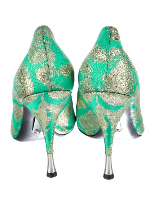 Prada Nylon Printed Pumps